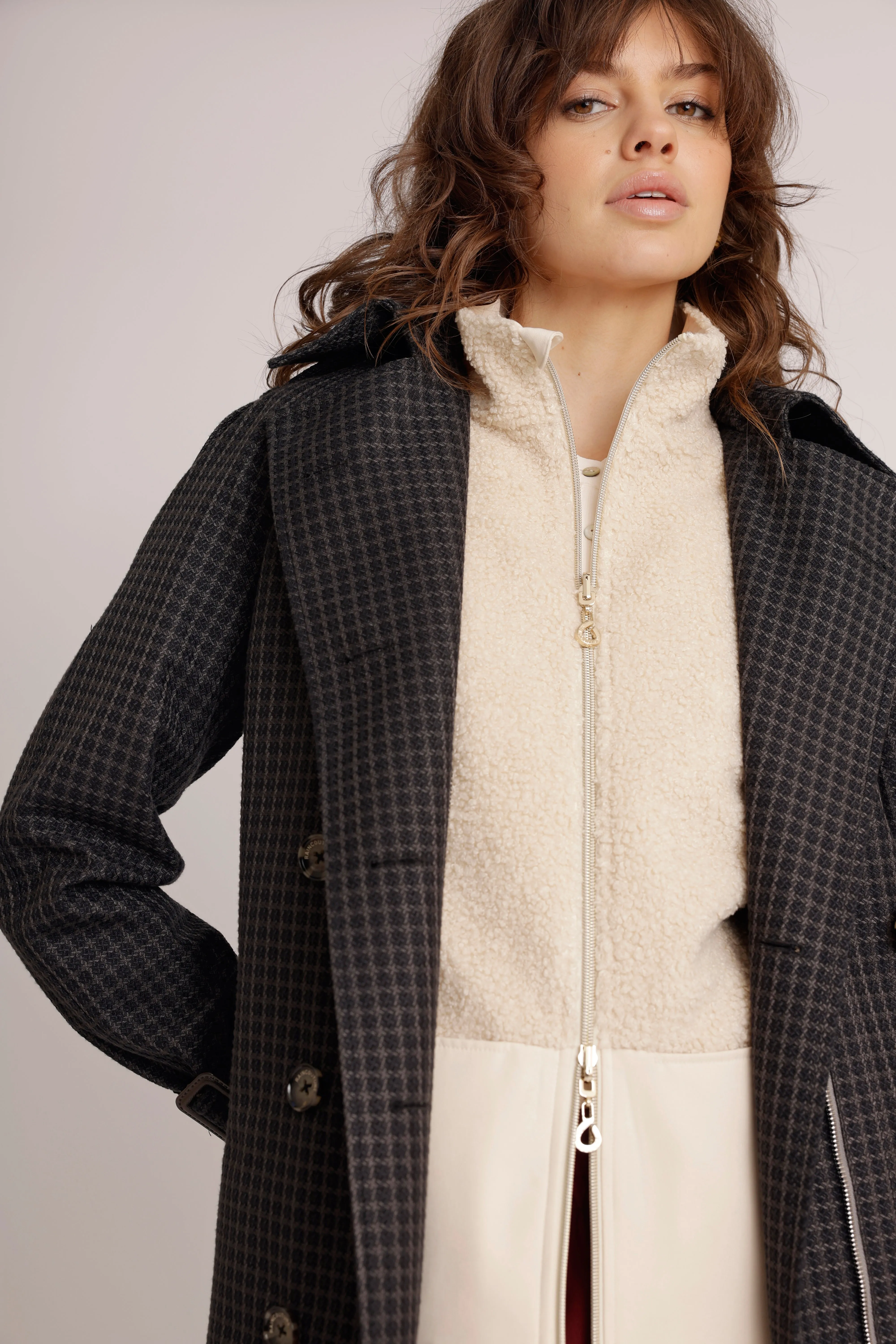 2-In-1 Teddy Jacket & Bodywarmer | Cream