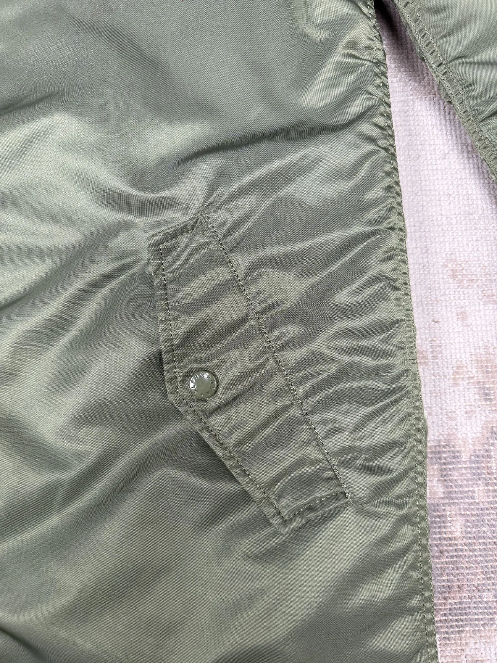 Alpha Industries MA-1 VF 59 Long Flight Jacket - Sage Green