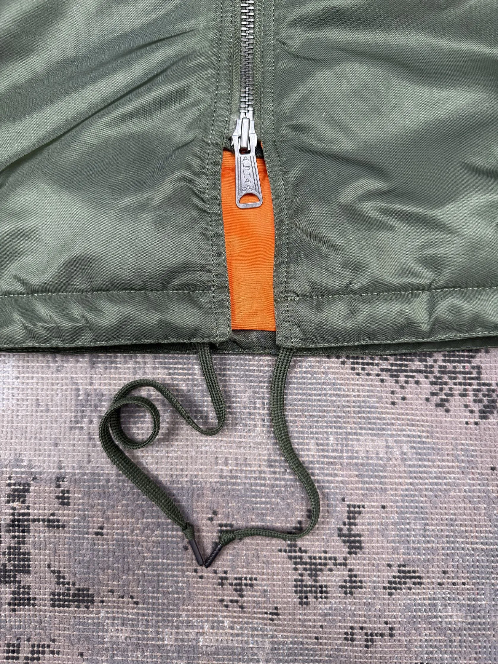 Alpha Industries MA-1 VF 59 Long Flight Jacket - Sage Green
