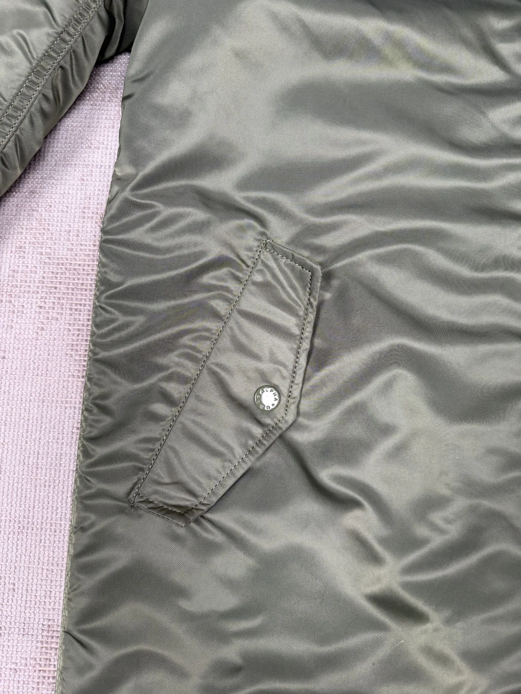 Alpha Industries MA-1 VF 59 Long Flight Jacket - Sage Green