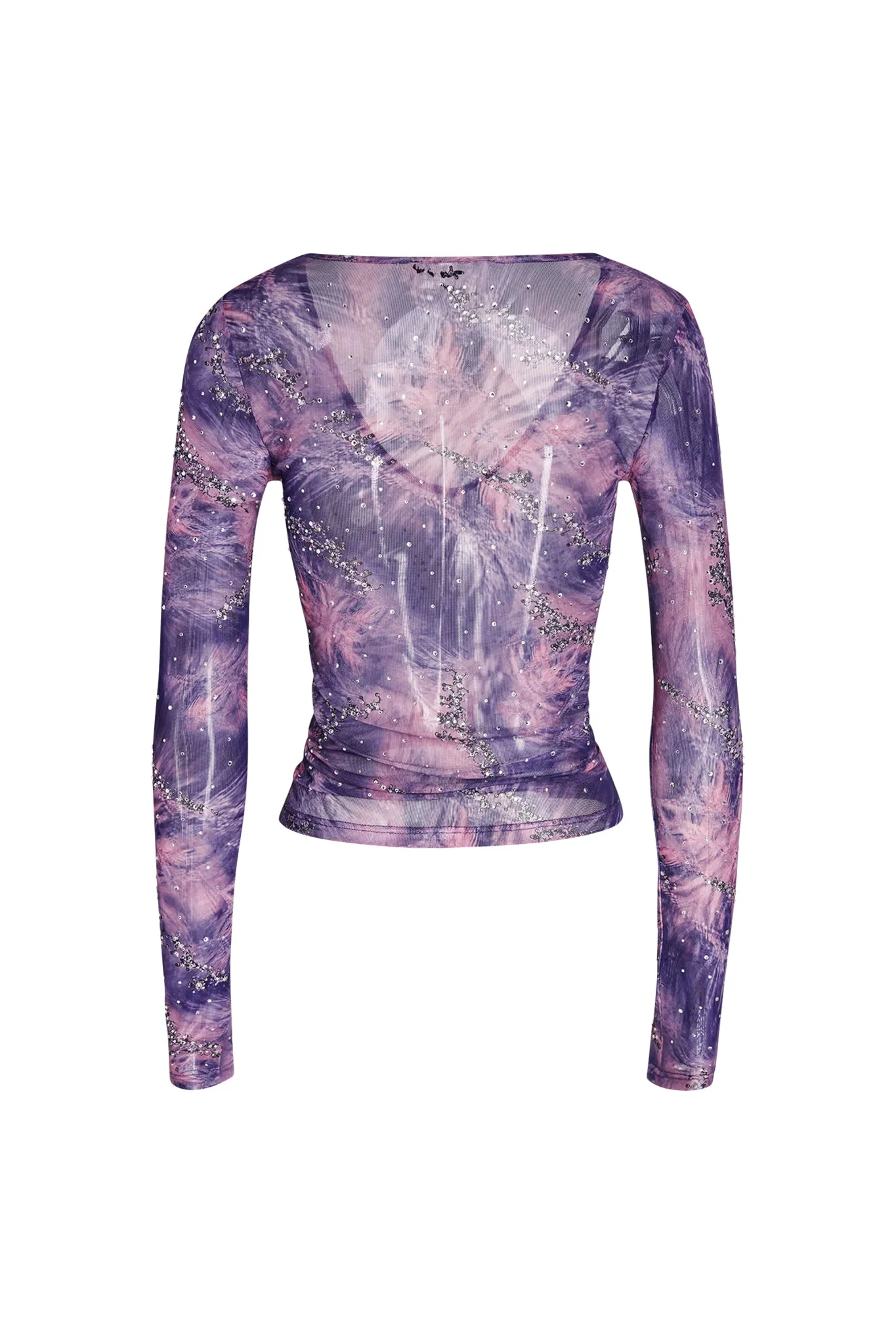 AMARA TOP - PURPLE : PURPLE GLOAM