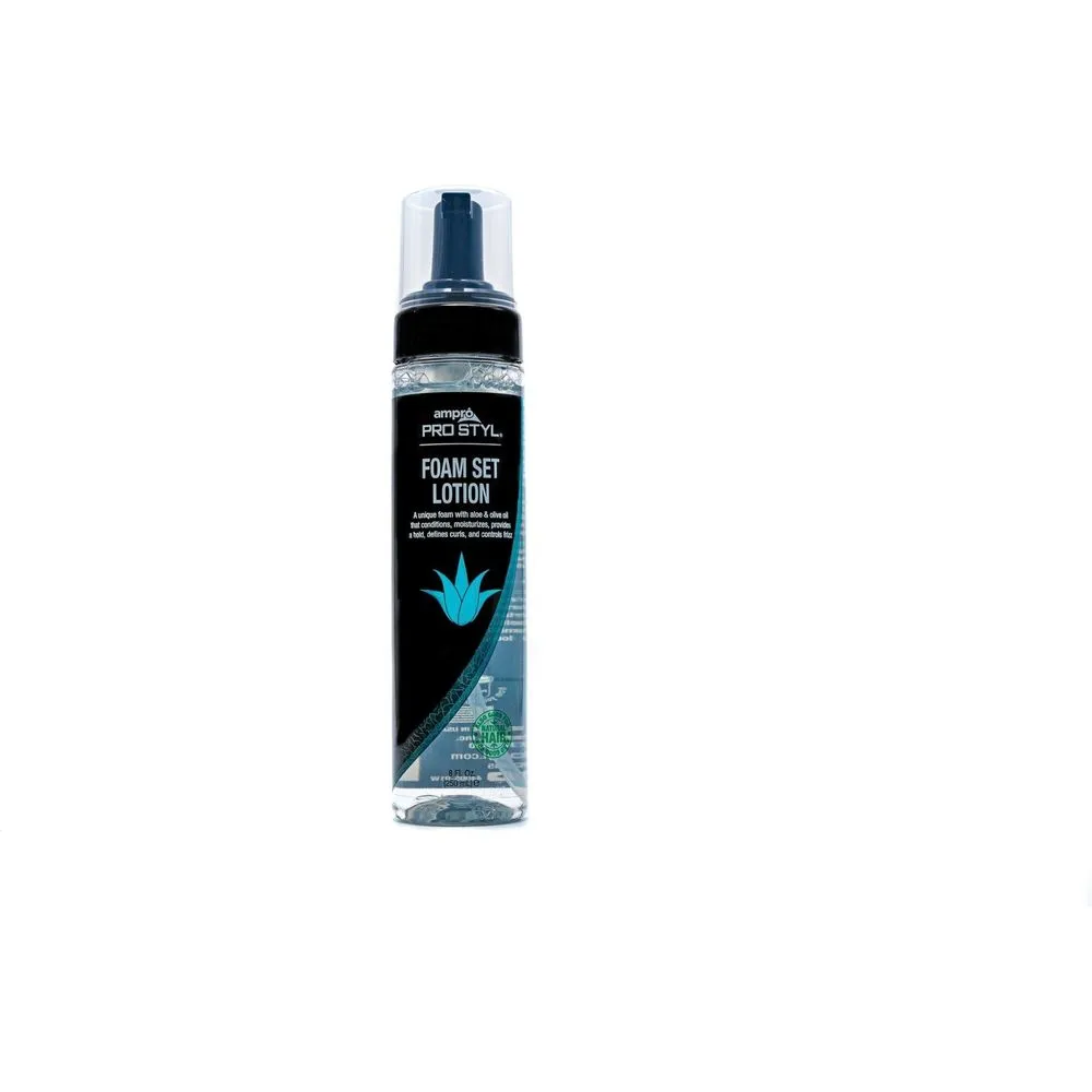 Ampro Pro Styl Foam Set Lotion – Flexible Hold & Shine (8oz)