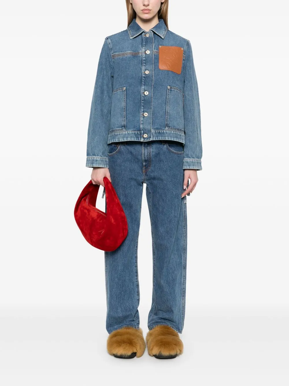 Anagram denim workwear jacket