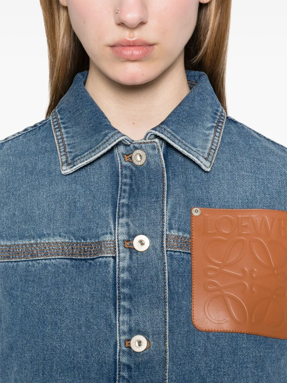 Anagram denim workwear jacket