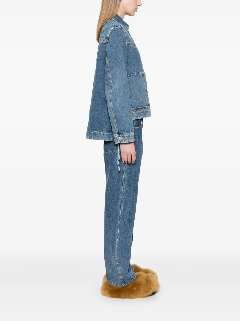 Anagram denim workwear jacket