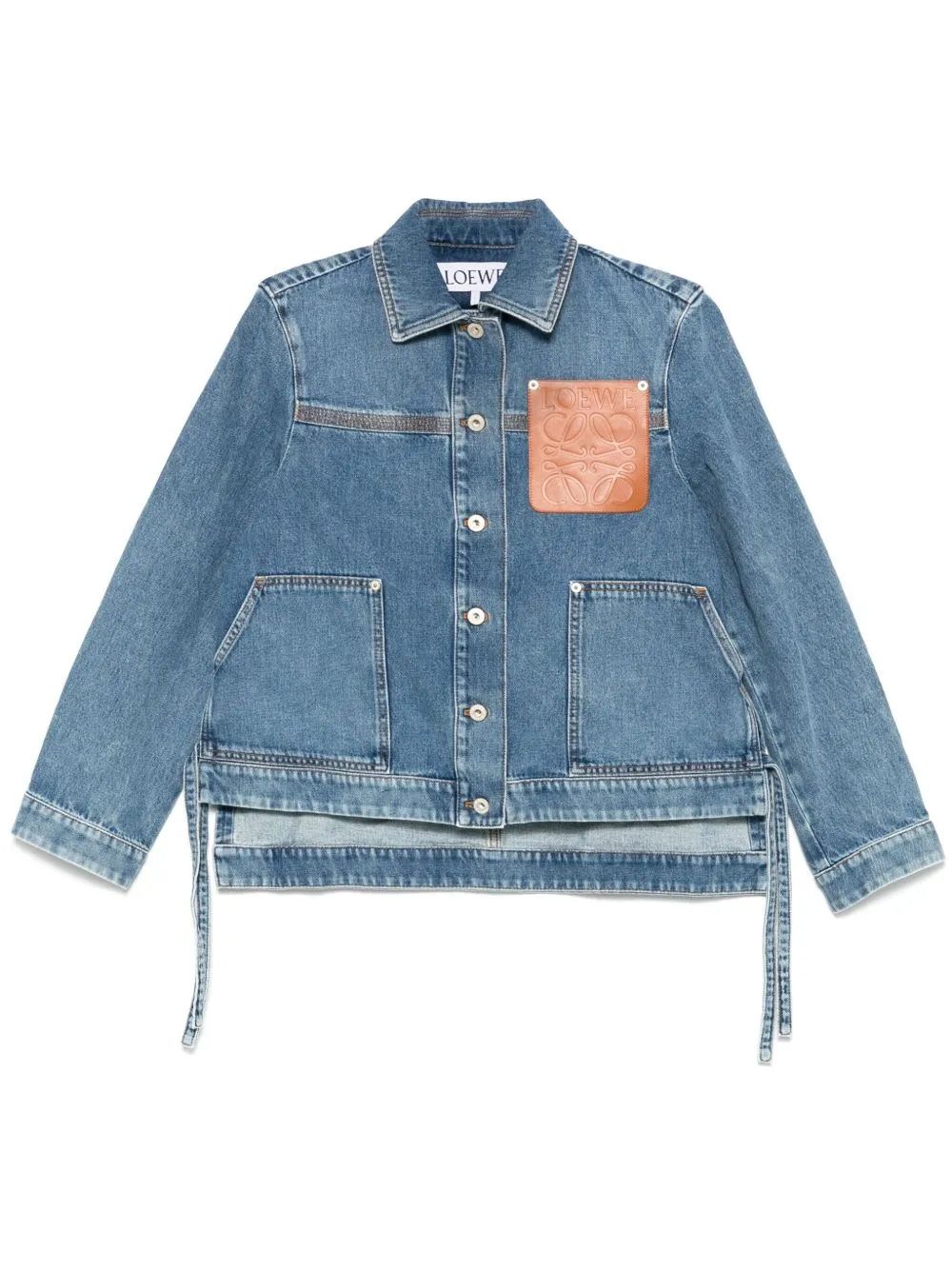 Anagram denim workwear jacket