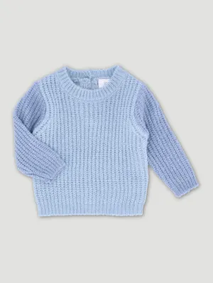 Baby Boys 3D Ombree Knitwear - Light Blue