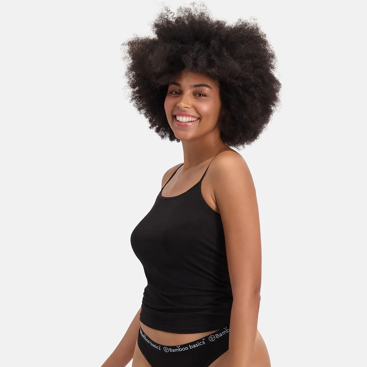 Bamboo Cami Spaghetti Top (2 pack) by Bamboo Basics