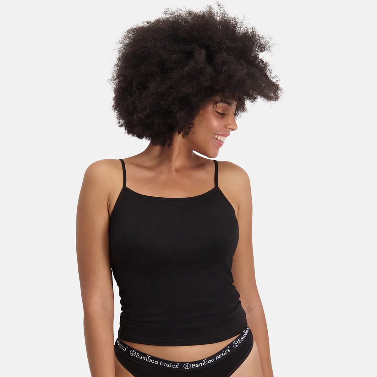 Bamboo Cami Spaghetti Top (2 pack) by Bamboo Basics