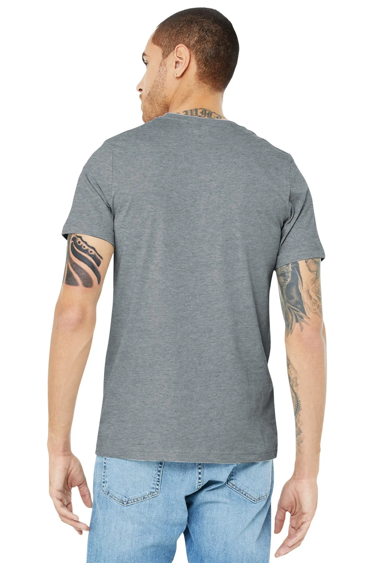 BELLA CANVAS  Unisex Heather CVC Short Sleeve Tee. BC3001CVC Athletic Heather