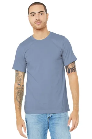 BELLA CANVAS  Unisex Heather CVC Short Sleeve Tee. BC3001CVC Heather Blue