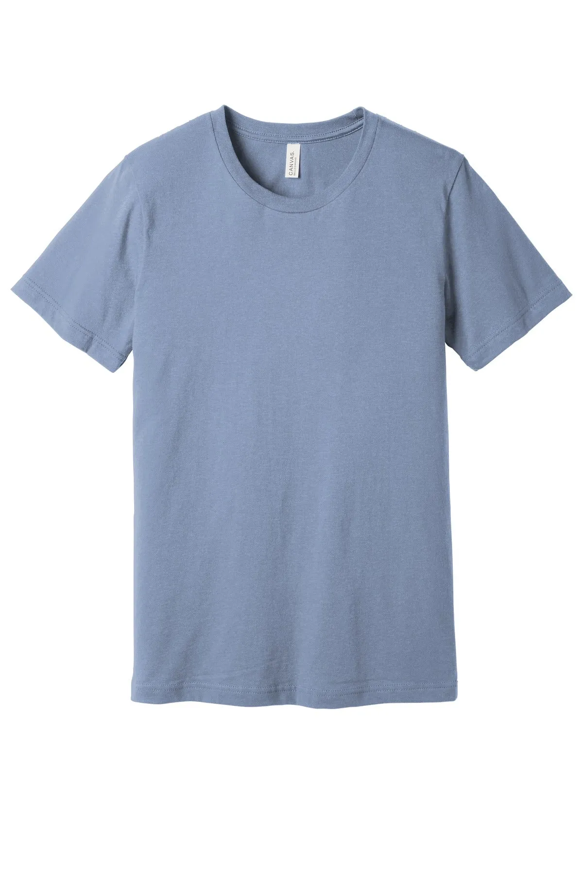 BELLA CANVAS  Unisex Heather CVC Short Sleeve Tee. BC3001CVC Heather Blue