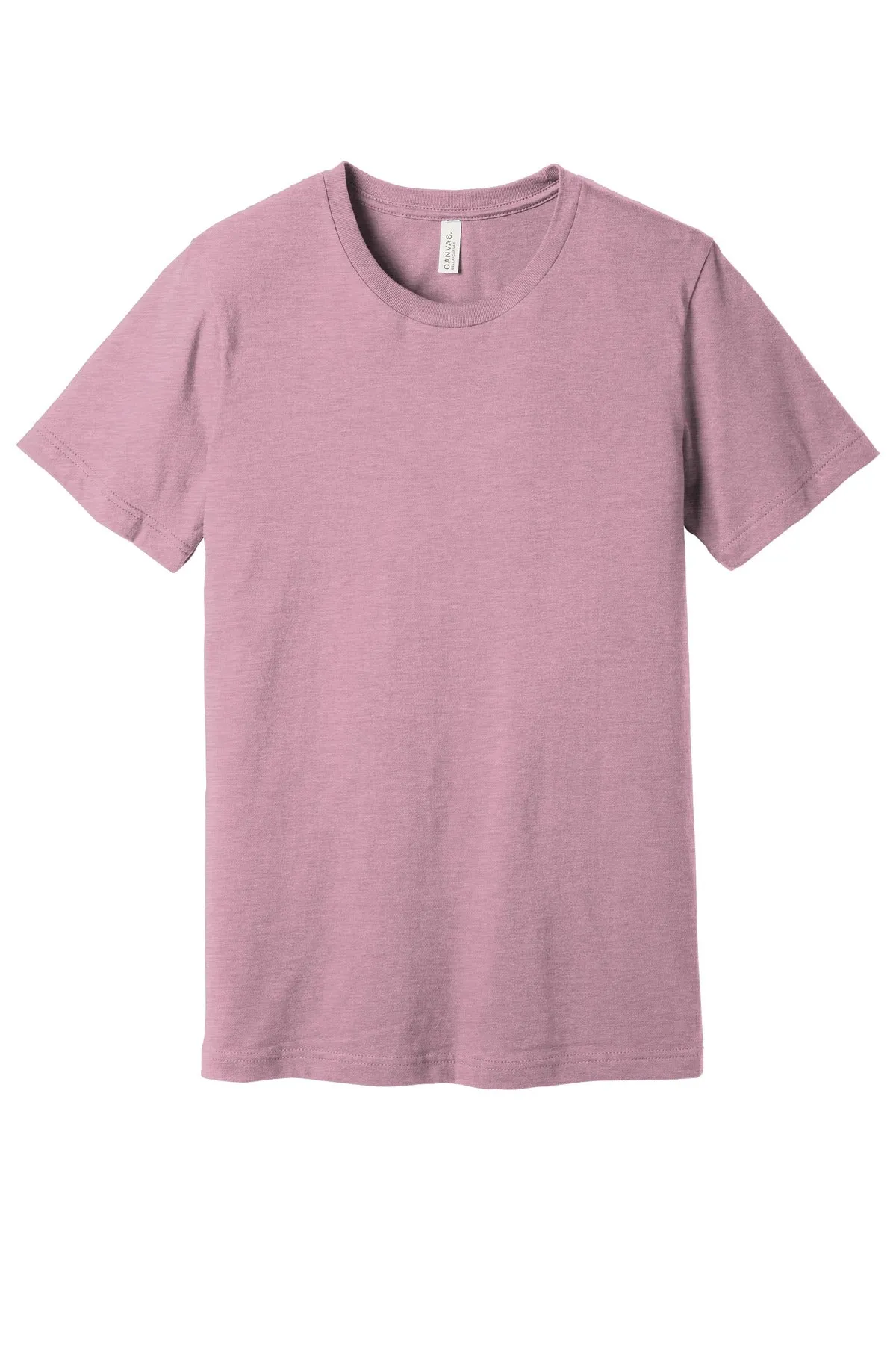 BELLA CANVAS  Unisex Heather CVC Short Sleeve Tee. BC3001CVC Heather Prism Lilac
