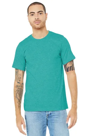 BELLA CANVAS  Unisex Heather CVC Short Sleeve Tee. BC3001CVC Heather Sea Green