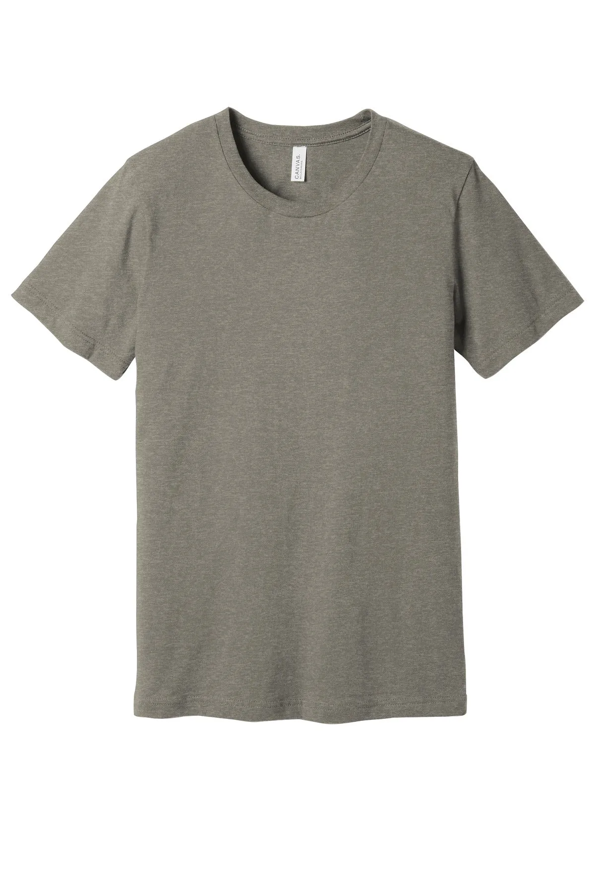 BELLA CANVAS  Unisex Heather CVC Short Sleeve Tee. BC3001CVC Heather Stone