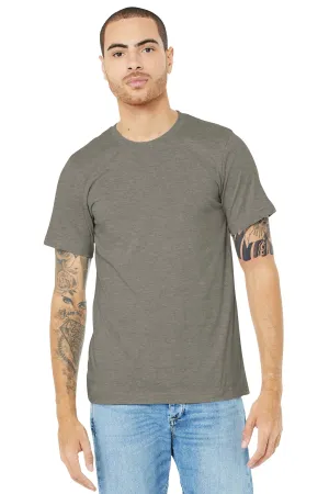 BELLA CANVAS  Unisex Heather CVC Short Sleeve Tee. BC3001CVC Heather Stone