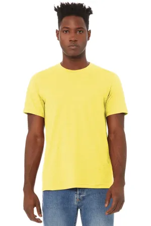 BELLA CANVAS  Unisex Heather CVC Short Sleeve Tee. BC3001CVC Heather Yellow