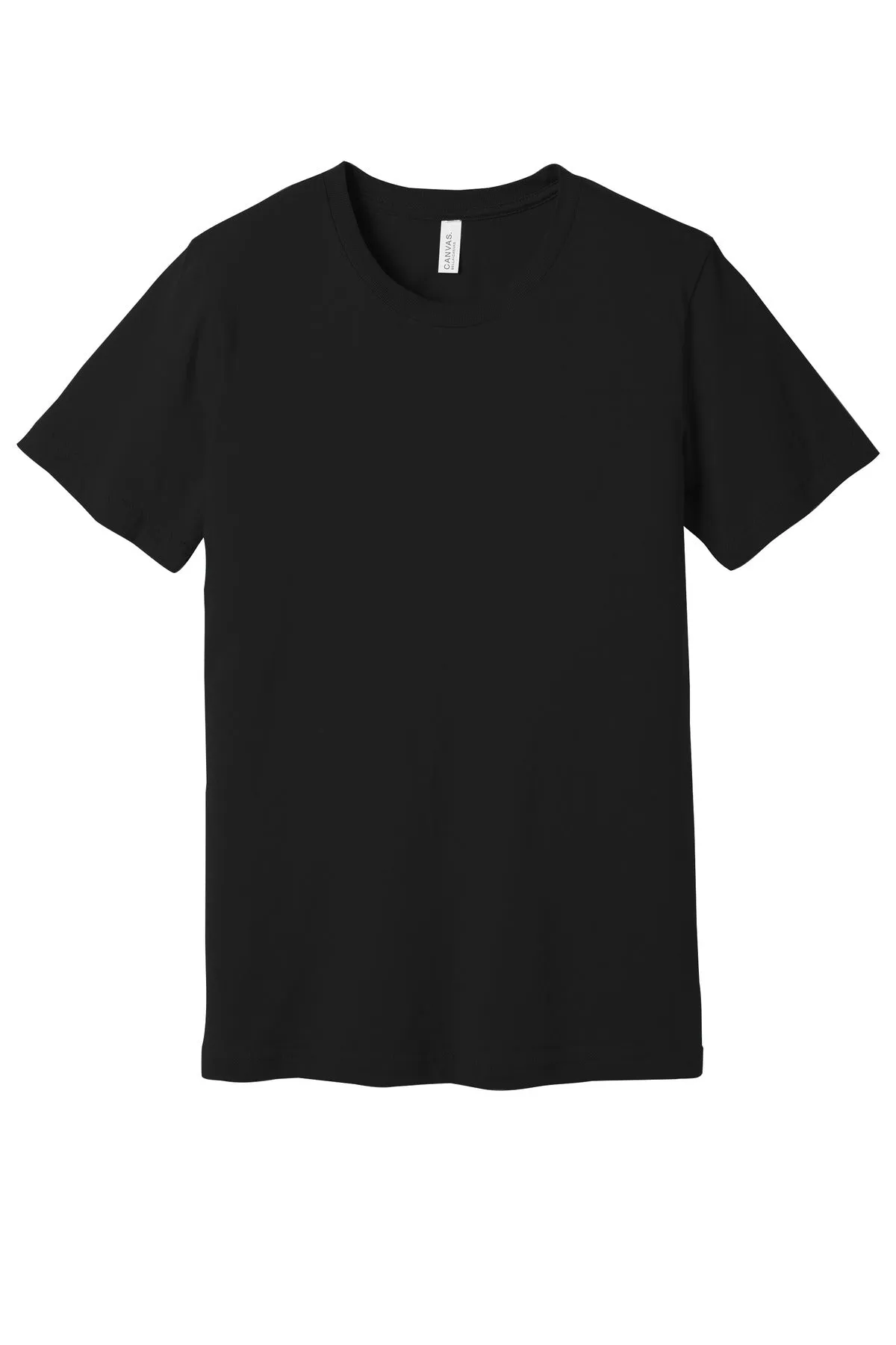 BELLA CANVAS  Unisex Heather CVC Short Sleeve Tee. BC3001CVC Solid Black Blend