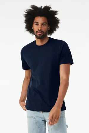 BELLA CANVAS  Unisex Heather CVC Short Sleeve Tee. BC3001CVC Solid Navy Blend