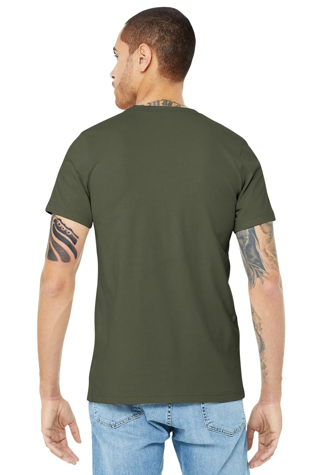 BELLA CANVAS  Unisex Jersey Short Sleeve Tee. BC3001 Army