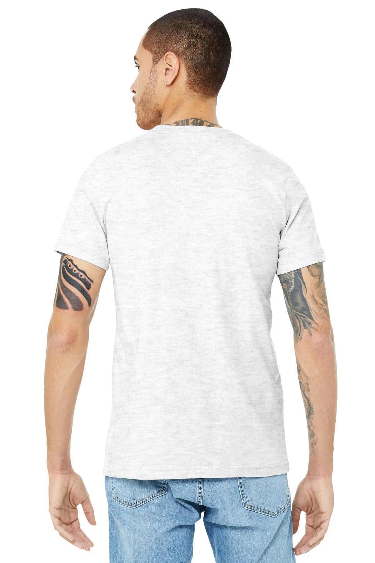 BELLA CANVAS  Unisex Jersey Short Sleeve Tee. BC3001 Ash