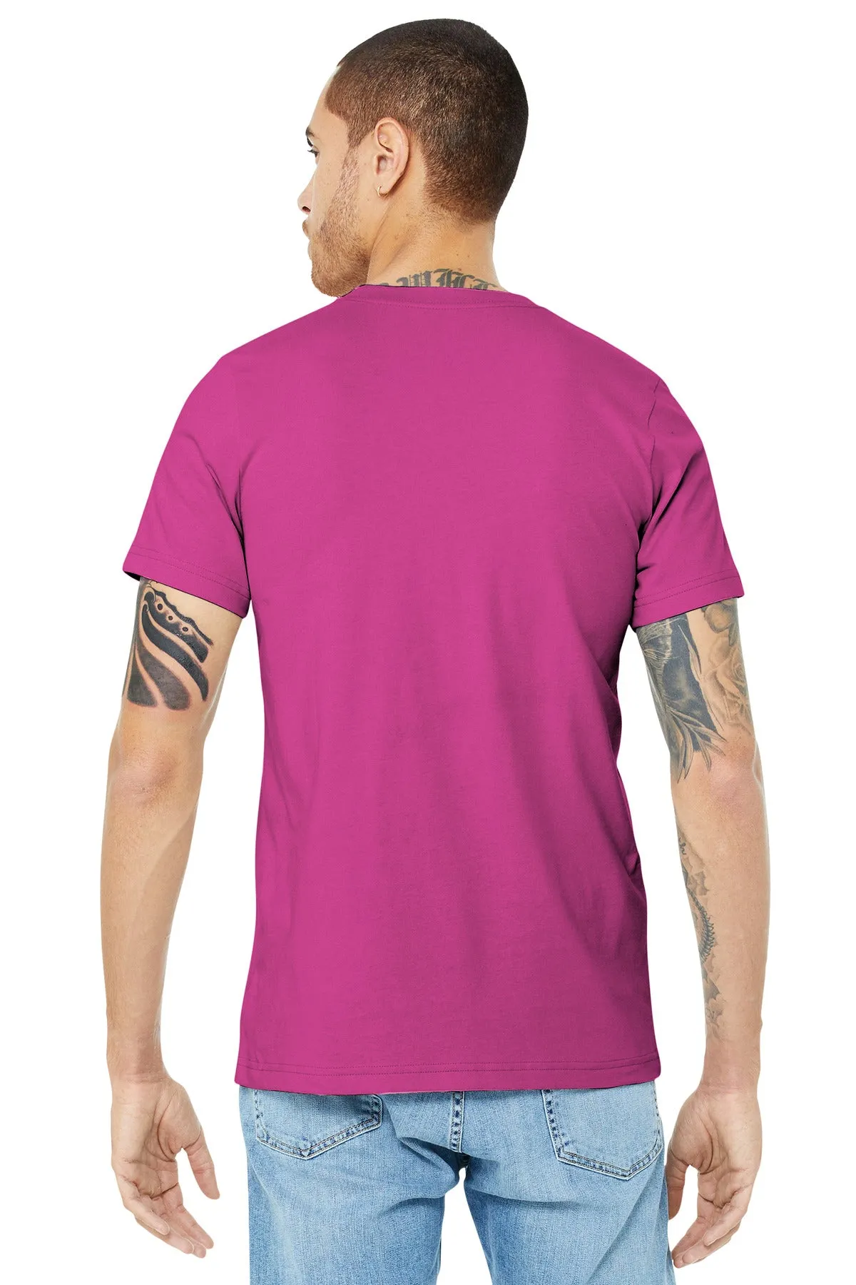 BELLA CANVAS  Unisex Jersey Short Sleeve Tee. BC3001 Berry