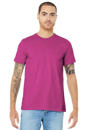 BELLA CANVAS  Unisex Jersey Short Sleeve Tee. BC3001 Berry