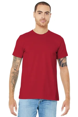 BELLA CANVAS  Unisex Jersey Short Sleeve Tee. BC3001 Canvas Red