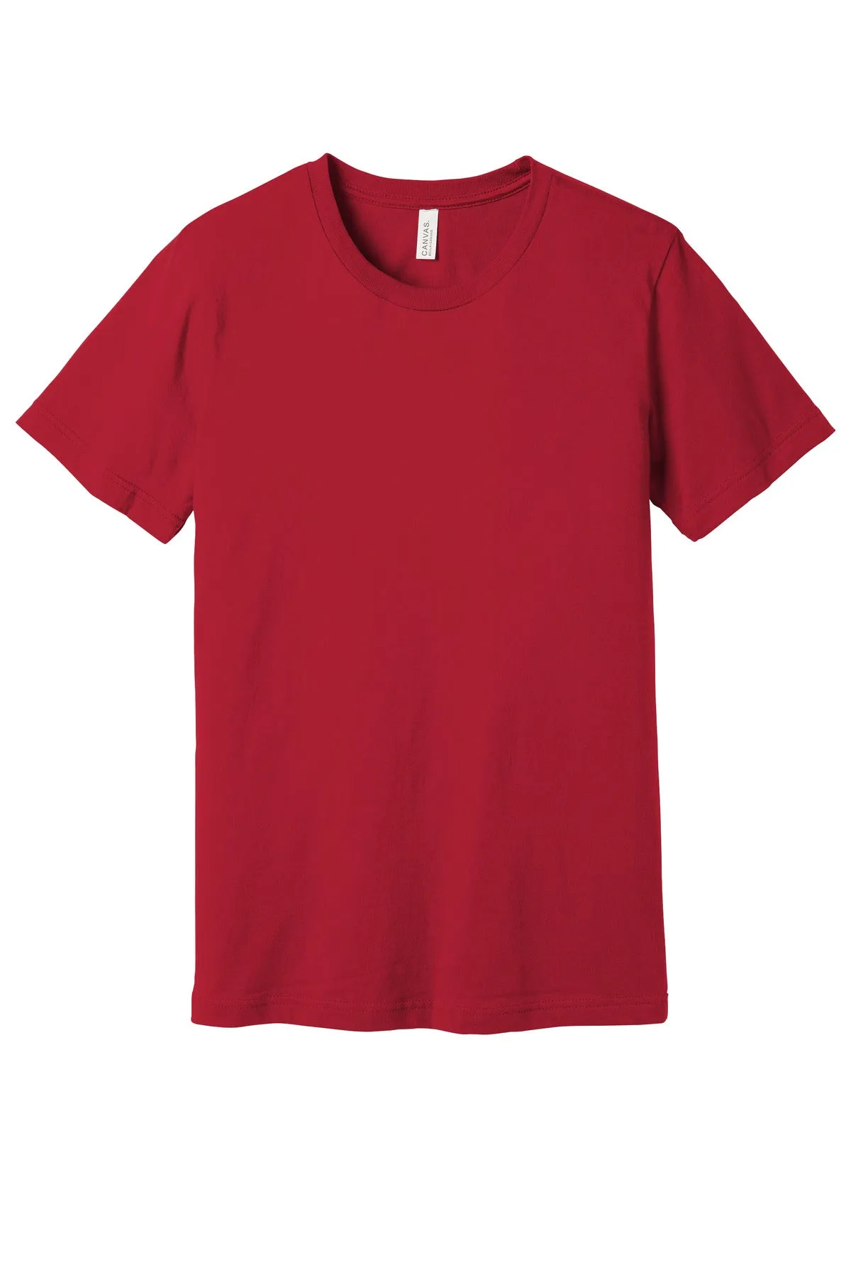 BELLA CANVAS  Unisex Jersey Short Sleeve Tee. BC3001 Canvas Red