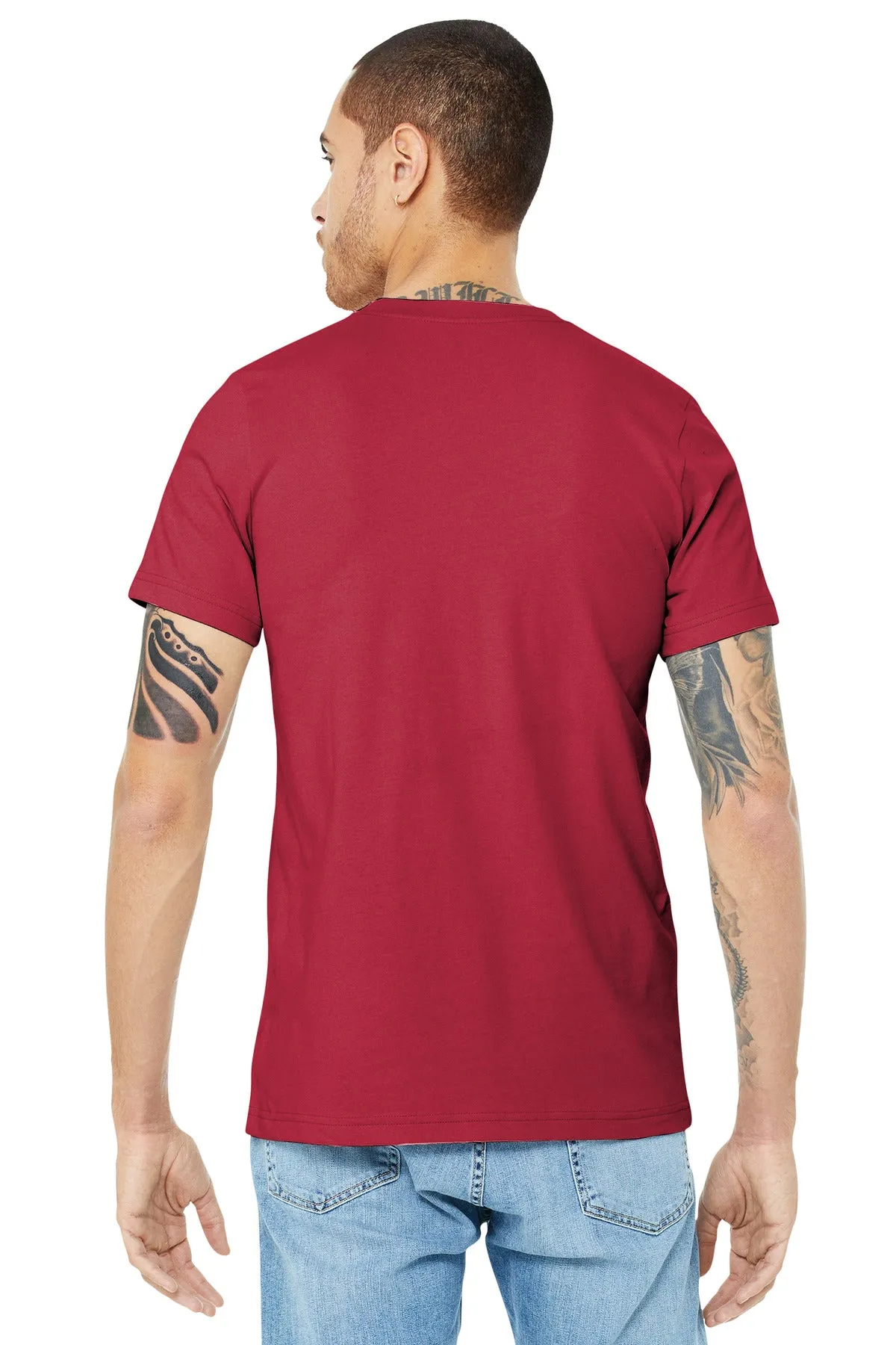 BELLA CANVAS  Unisex Jersey Short Sleeve Tee. BC3001 Cardinal