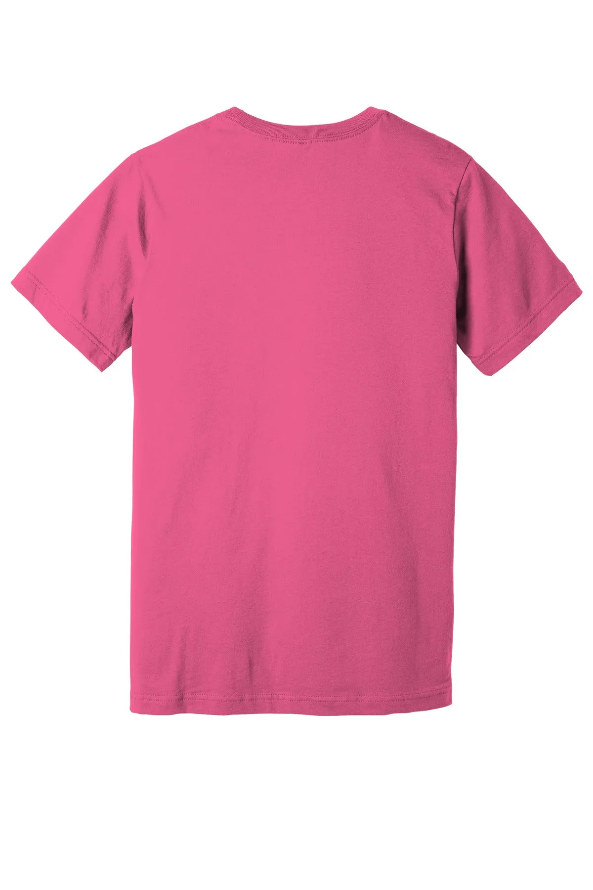BELLA CANVAS  Unisex Jersey Short Sleeve Tee. BC3001 Charity Pink