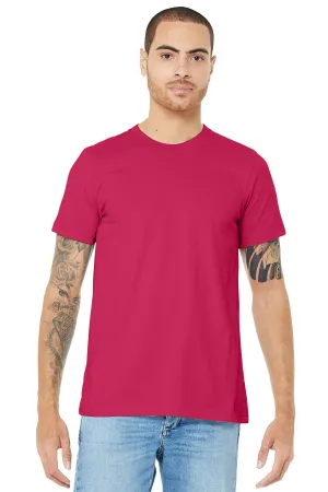 BELLA CANVAS  Unisex Jersey Short Sleeve Tee. BC3001 Fuchsia