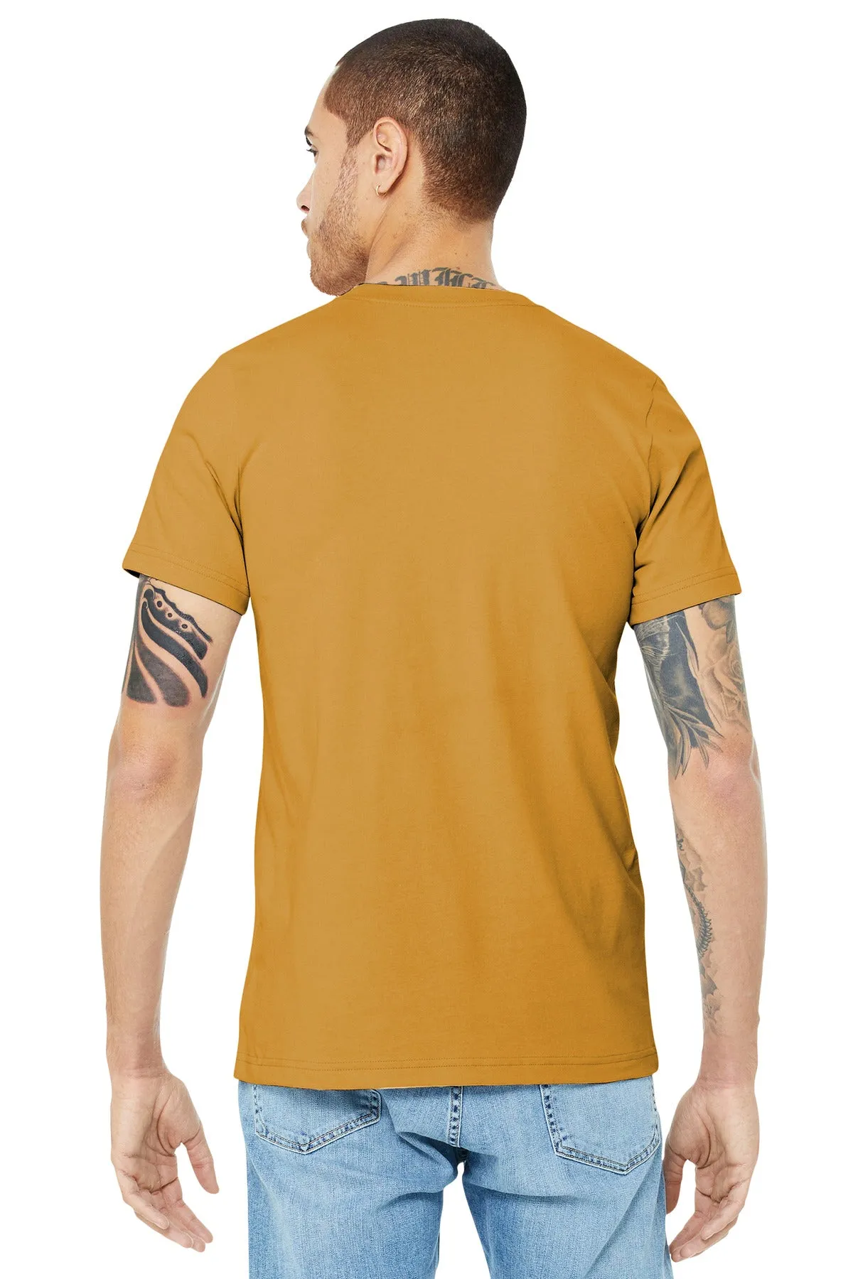 BELLA CANVAS  Unisex Jersey Short Sleeve Tee. BC3001 Mustard