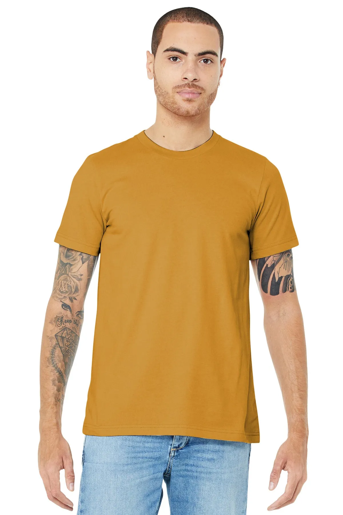 BELLA CANVAS  Unisex Jersey Short Sleeve Tee. BC3001 Mustard