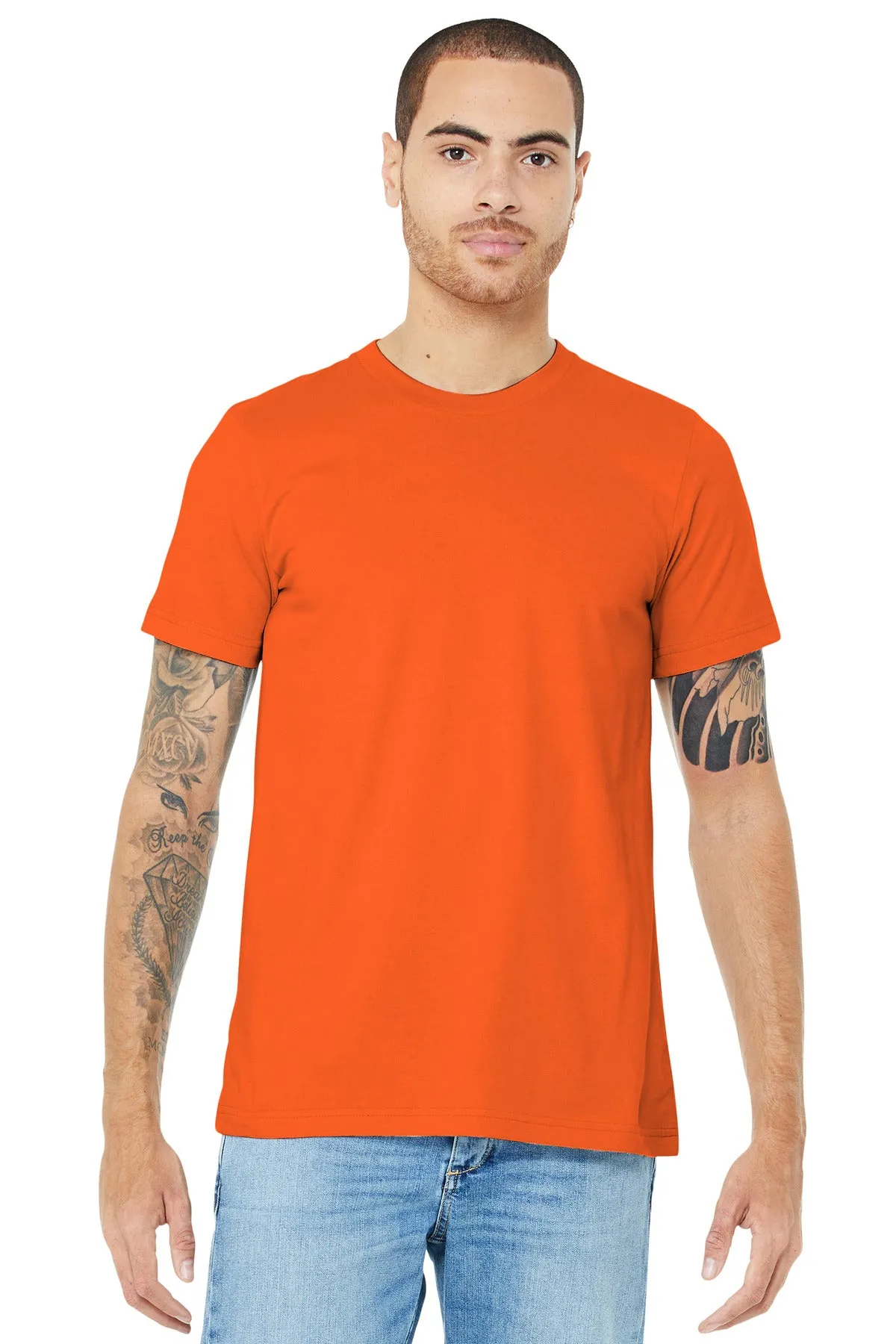BELLA CANVAS  Unisex Jersey Short Sleeve Tee. BC3001 Orange