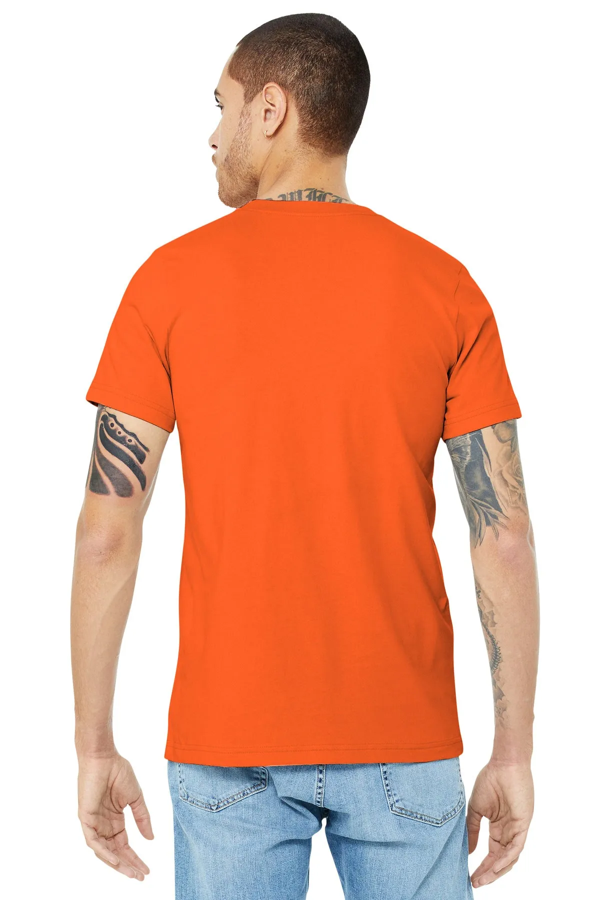 BELLA CANVAS  Unisex Jersey Short Sleeve Tee. BC3001 Orange