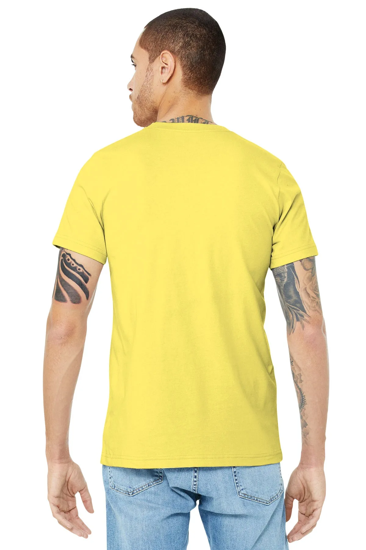 BELLA CANVAS  Unisex Jersey Short Sleeve Tee. BC3001 Yellow