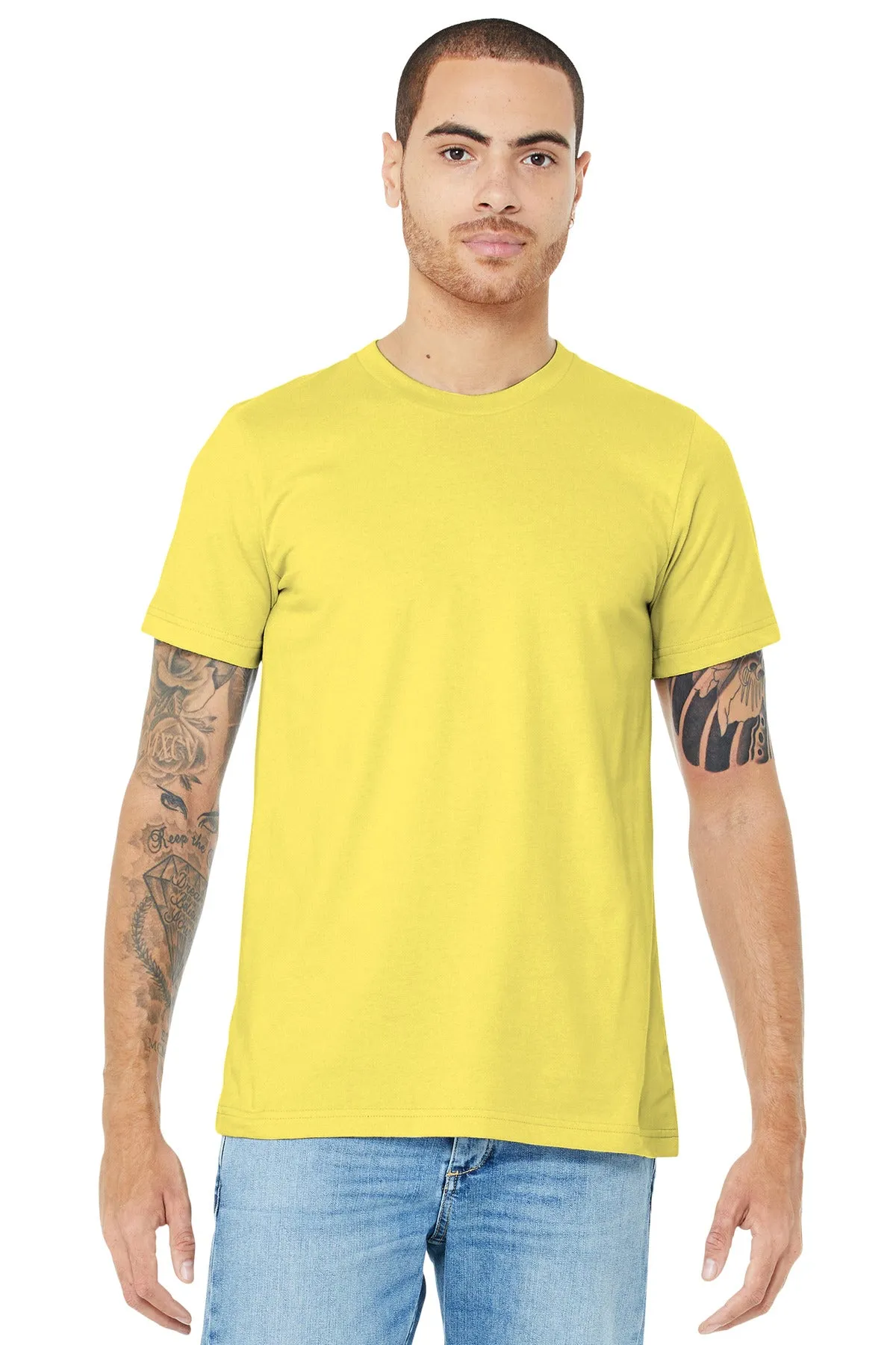 BELLA CANVAS  Unisex Jersey Short Sleeve Tee. BC3001 Yellow