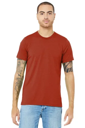 BELLA CANVAS  Unisex Triblend Short Sleeve Tee. BC3413 Brick Triblend