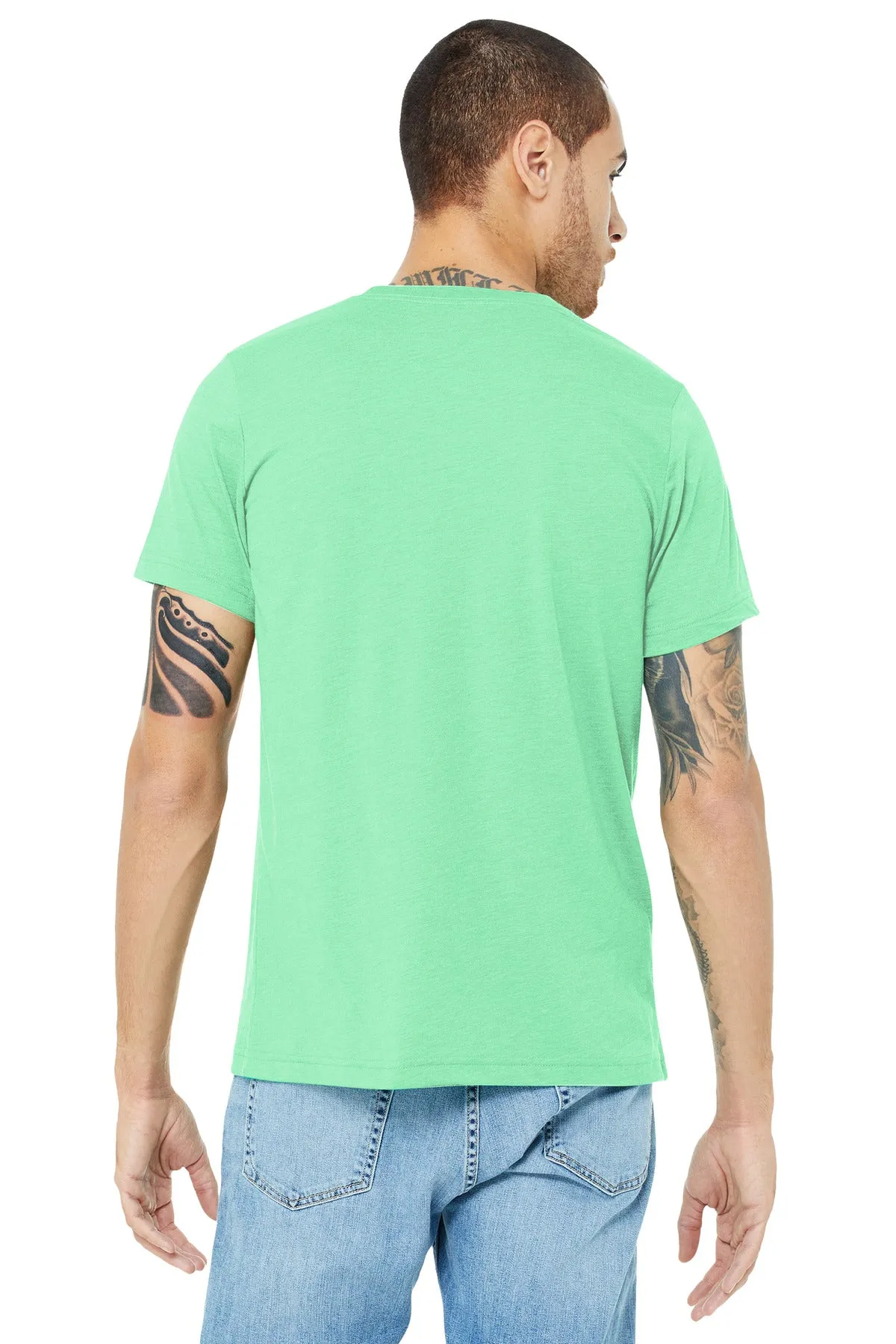BELLA CANVAS  Unisex Triblend Short Sleeve Tee. BC3413 Mint Triblend