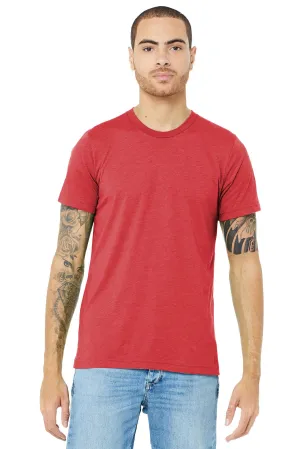BELLA CANVAS  Unisex Triblend Short Sleeve Tee. BC3413 Red Triblend
