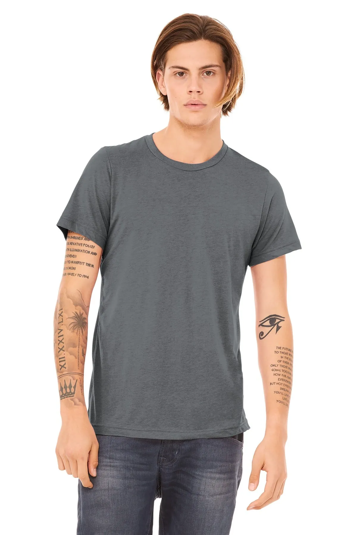 BELLA CANVAS  Unisex Triblend Short Sleeve Tee. BC3413 Storm Triblend