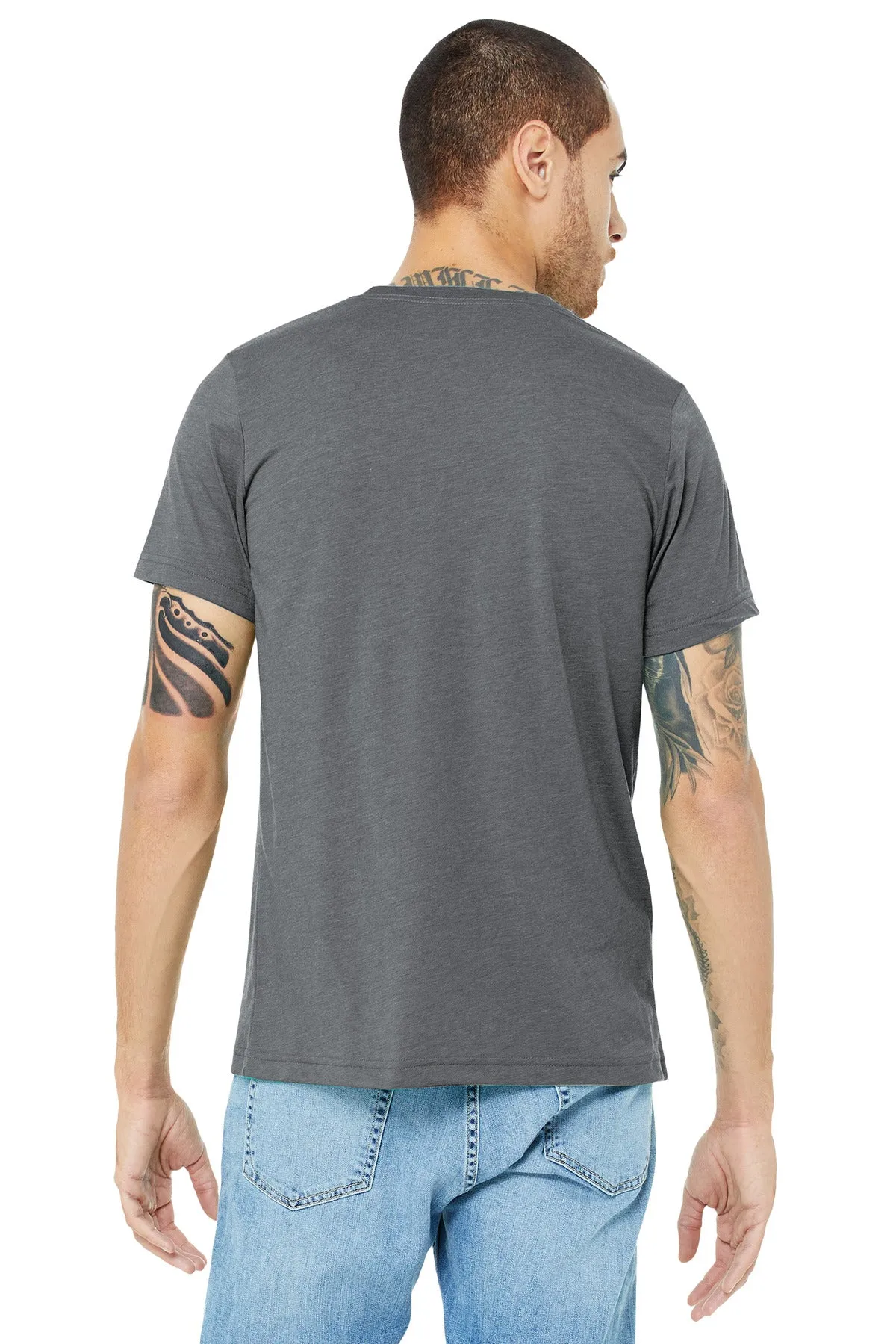 BELLA CANVAS  Unisex Triblend Short Sleeve Tee. BC3413 Storm Triblend
