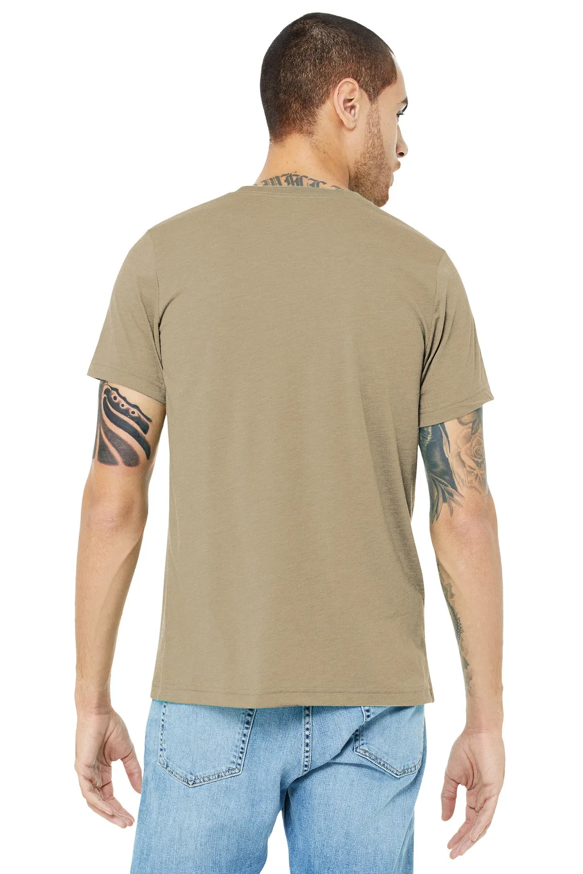 BELLA CANVAS  Unisex Triblend Short Sleeve Tee. BC3413 Tan Triblend