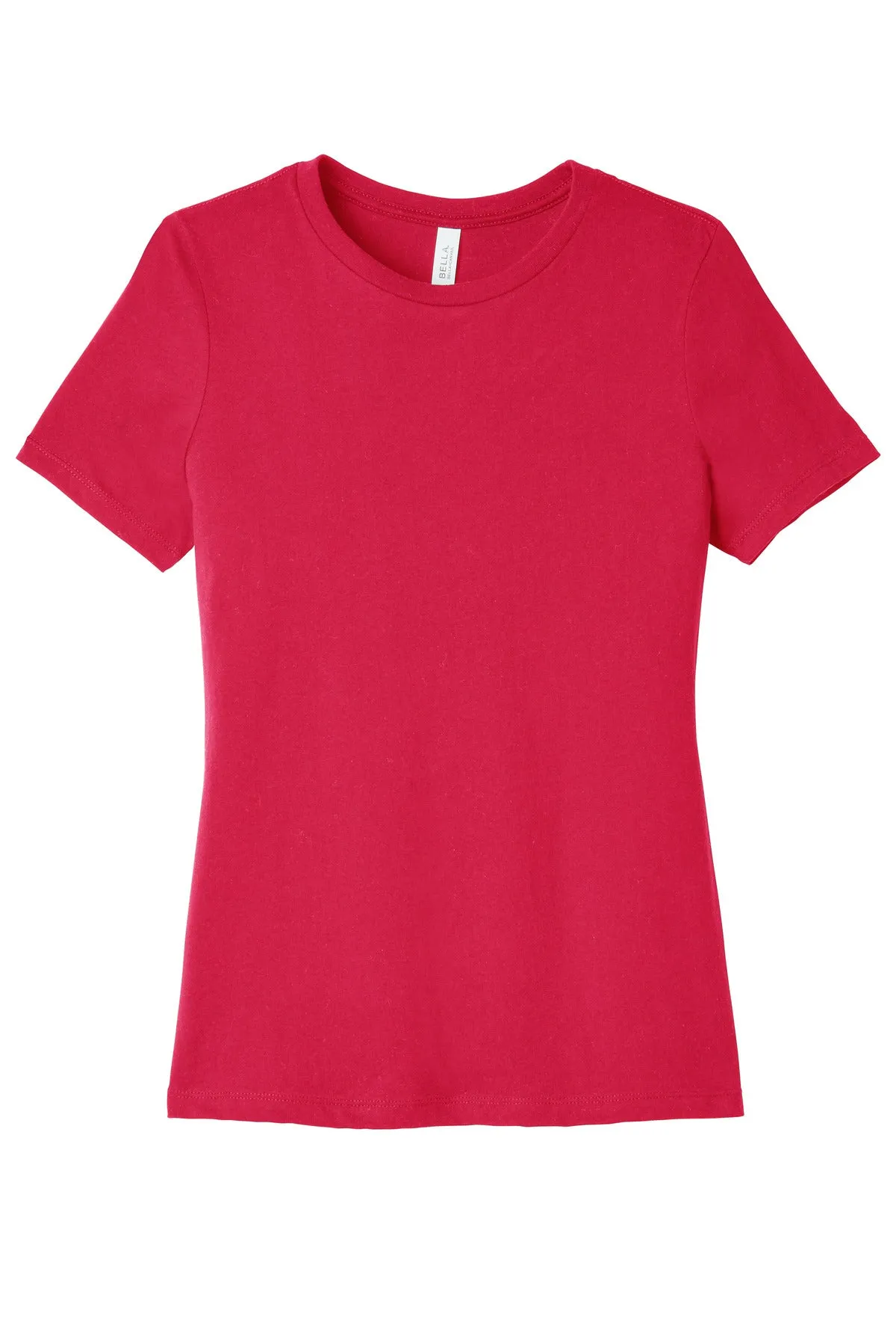 BELLA CANVAS  Women's Relaxed Jersey Short Sleeve Tee. BC6400 Red