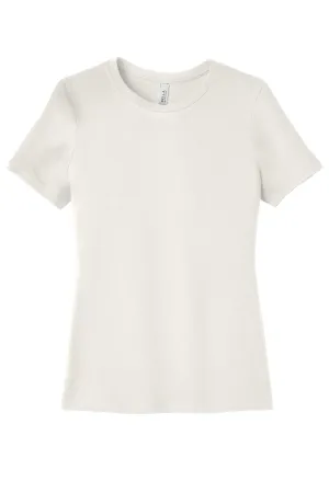 BELLA CANVAS  Women's Relaxed Jersey Short Sleeve Tee. BC6400 Vintage White