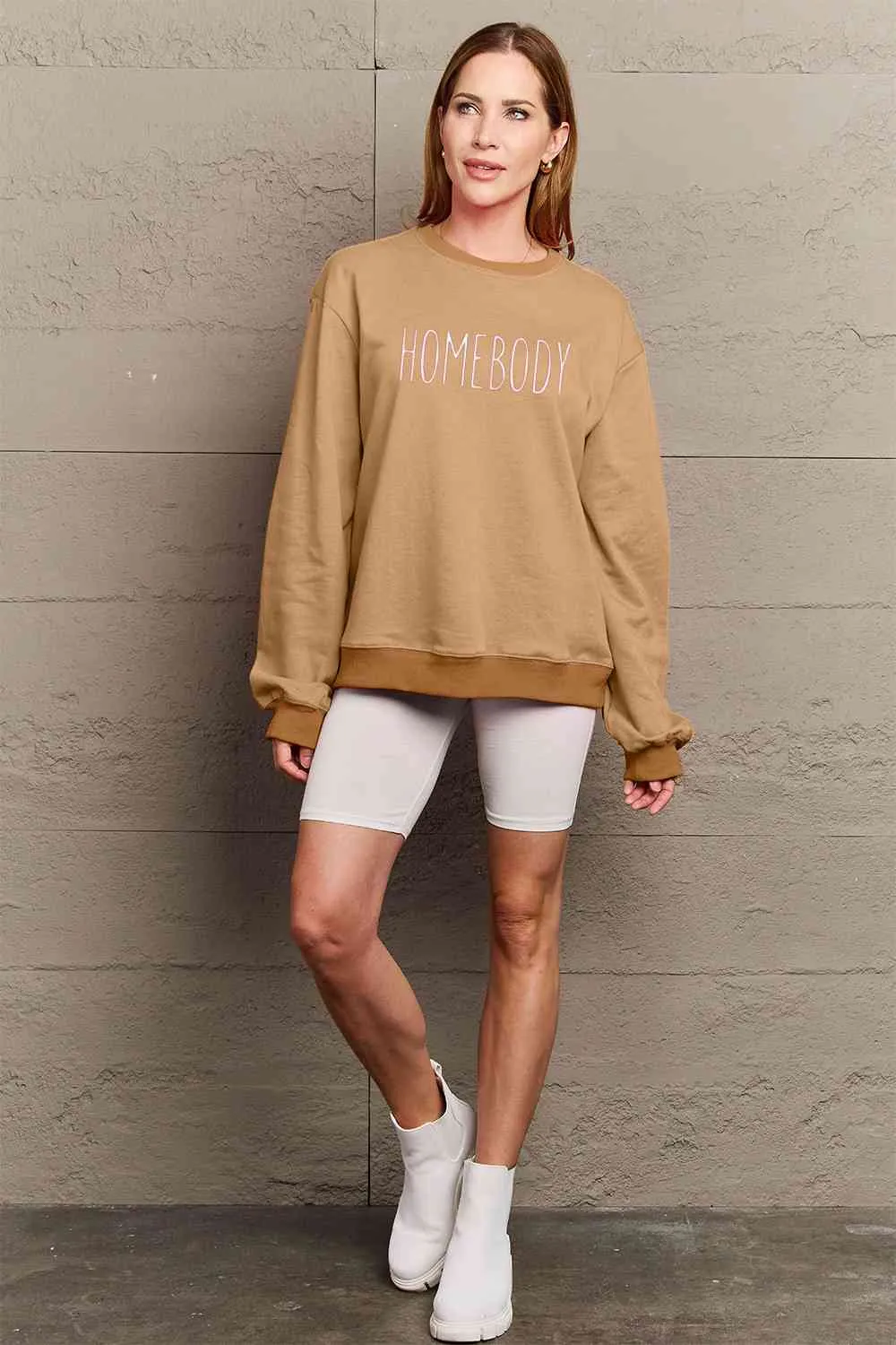 BerryBetty - Simply Love Full Size HOMEBODY Graphic Sweatshirt