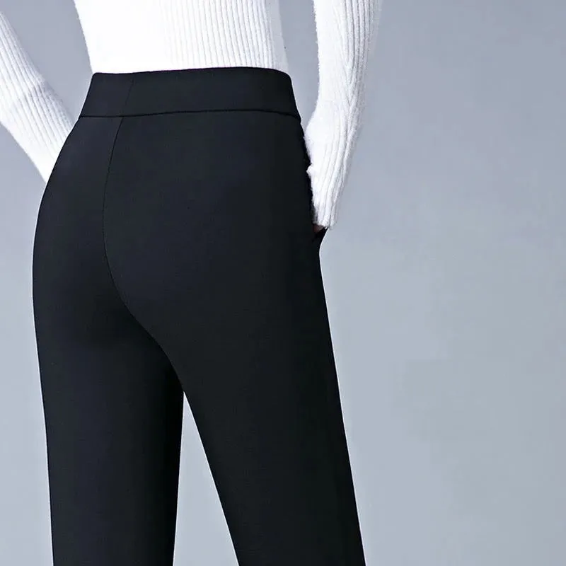 Bethany | Women's Slim Fit High-Stretch Trousers | High-Waisted