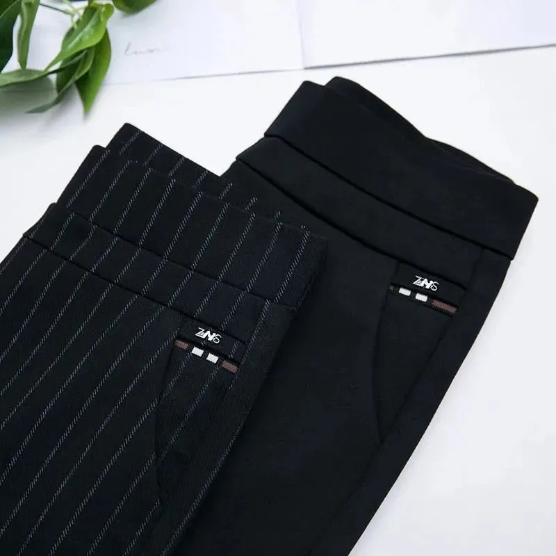 Bethany | Women's Slim Fit High-Stretch Trousers | High-Waisted