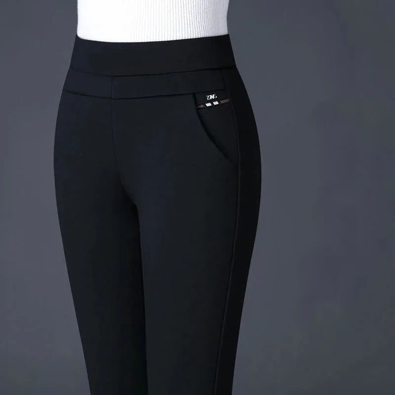 Bethany | Women's Slim Fit High-Stretch Trousers | High-Waisted